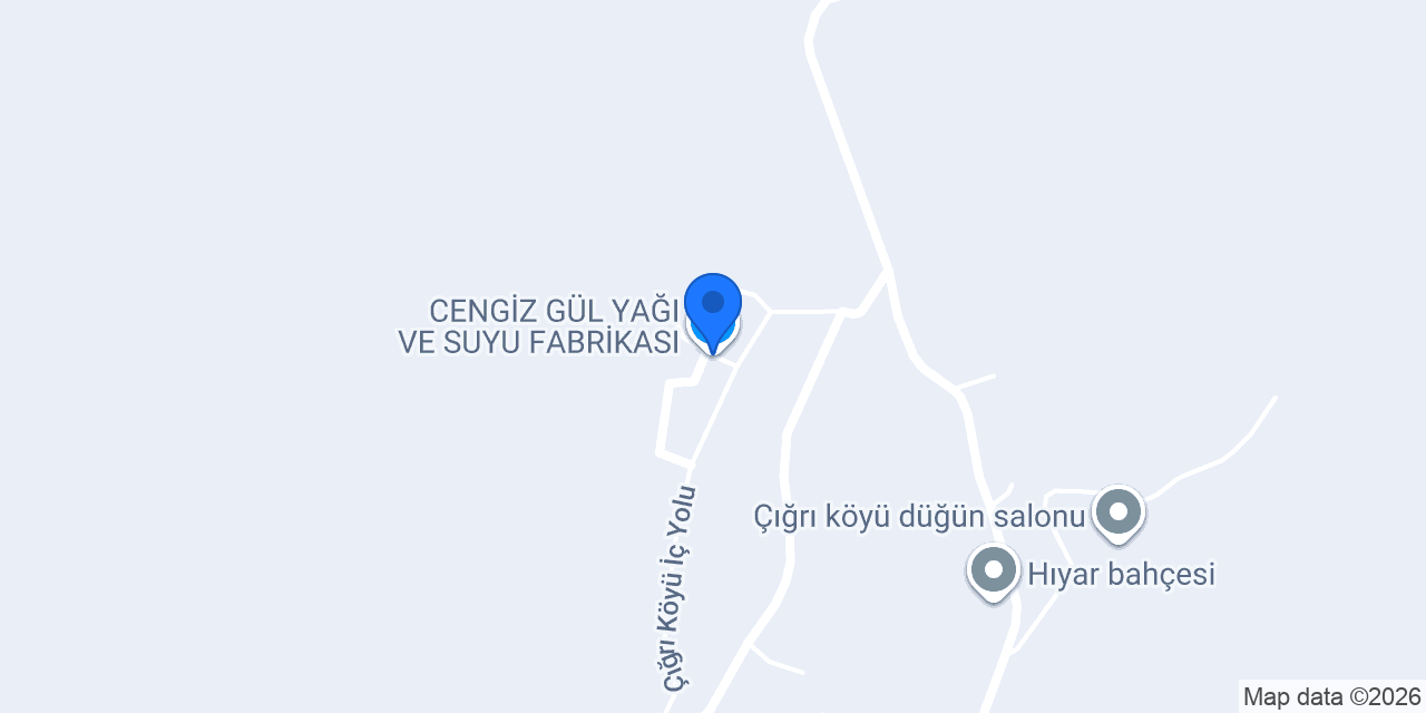 CENGİZ GÜL YAĞI VE SUYU FABRİKASI konumu