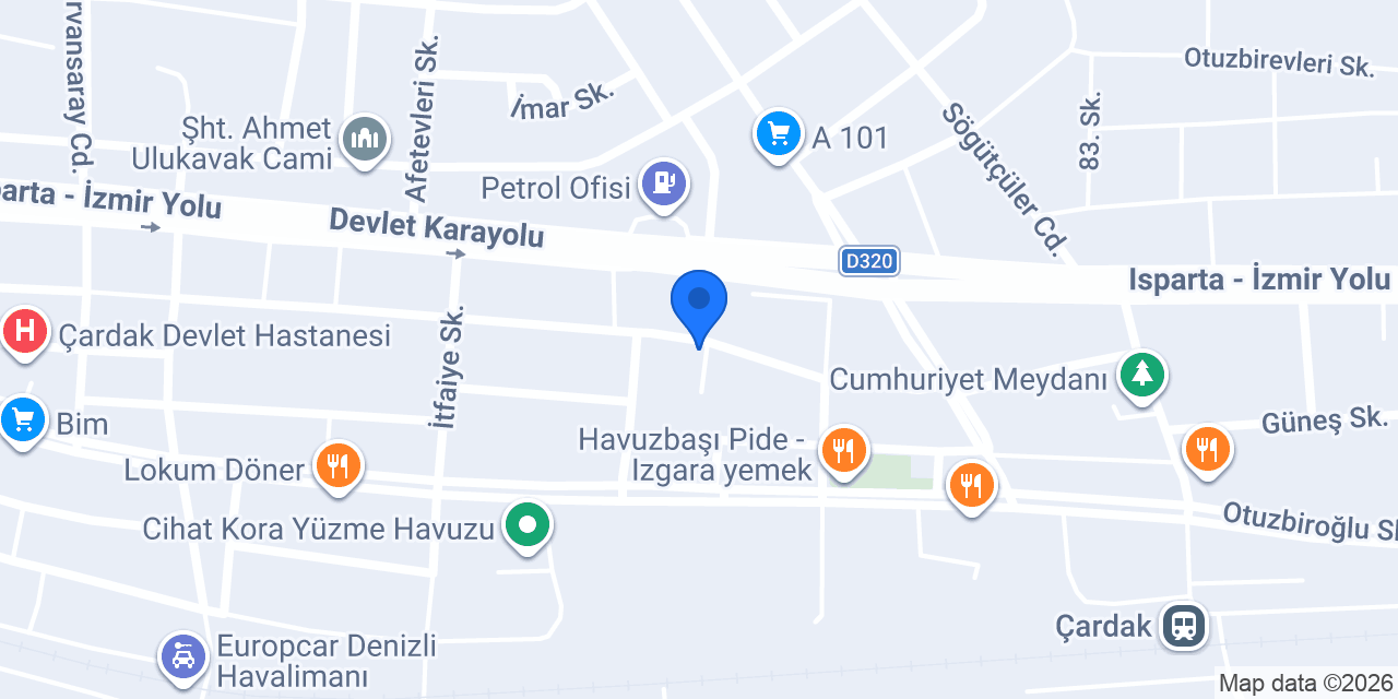 Buğra Fast Food konumu