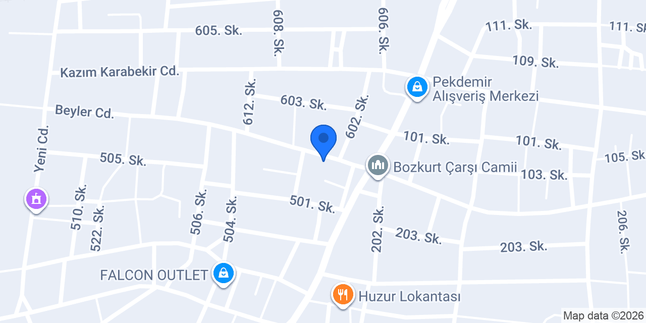 Yüksel mobilya konumu