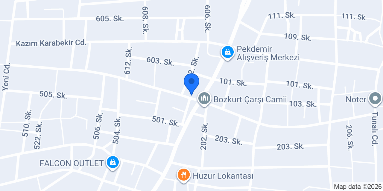 Bozkurt Noterliği konumu