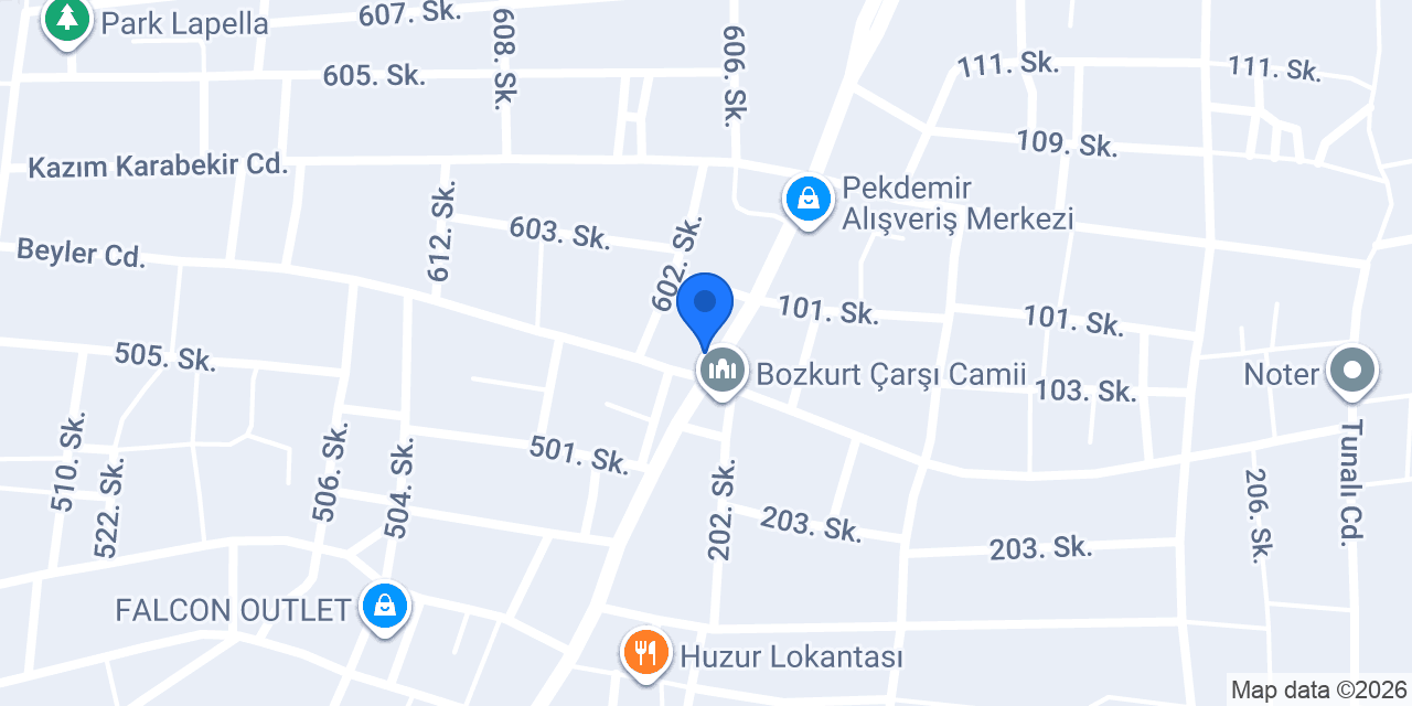 Amazon Çiçekçilik Bozkurt/Denizli konumu