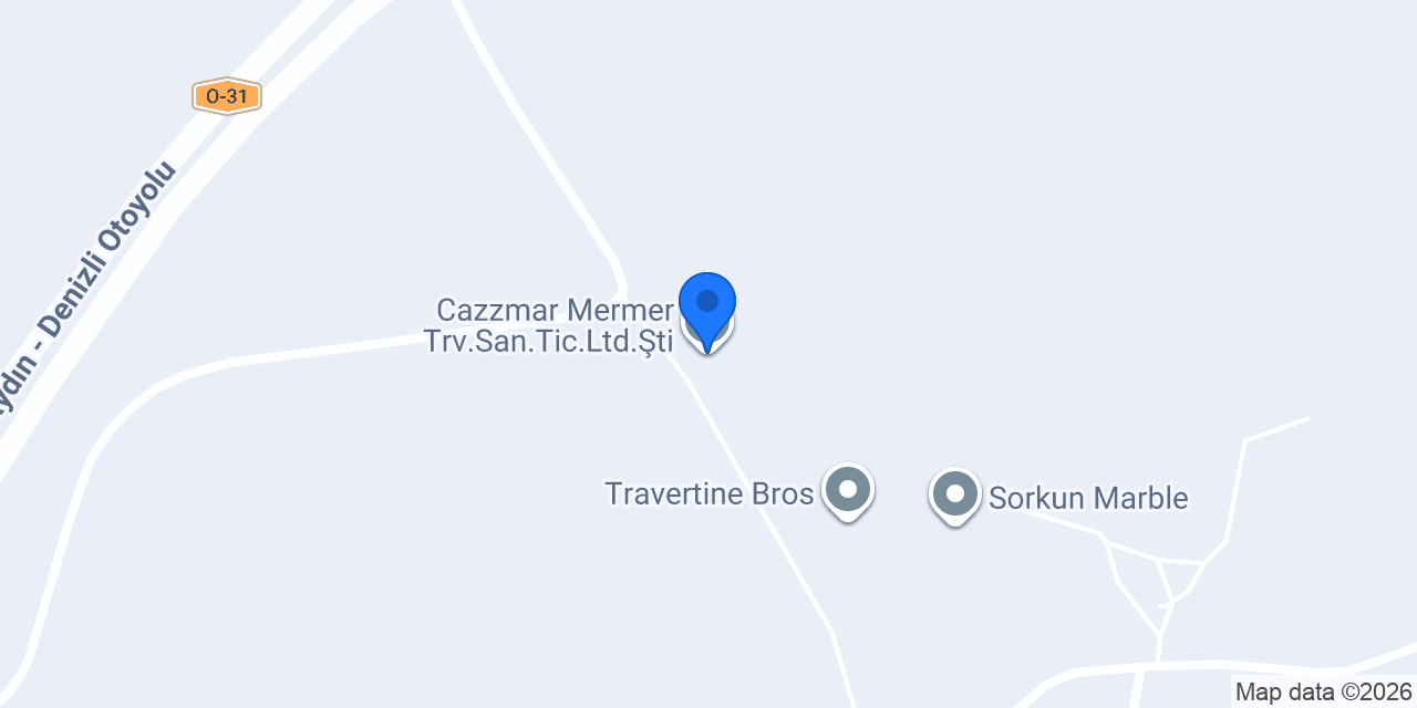 Cazzmar Mermer Trv.San.Tic.Ltd.Şti konumu