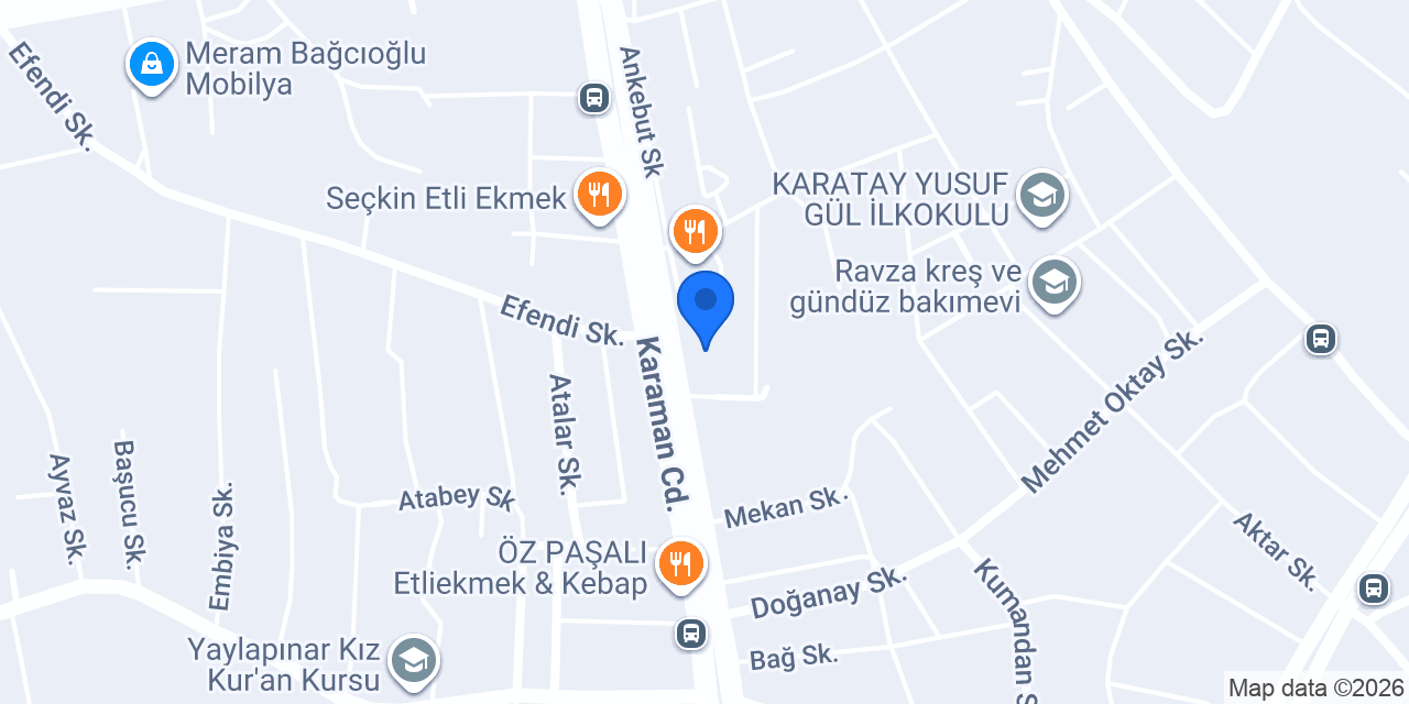 YEŞİL AV Bayii konumu