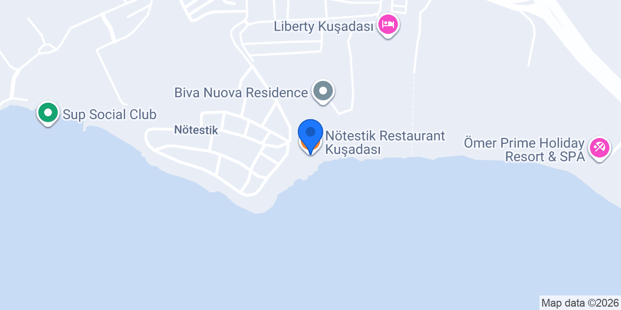Nötestik Restaurant Kuşadası konumu