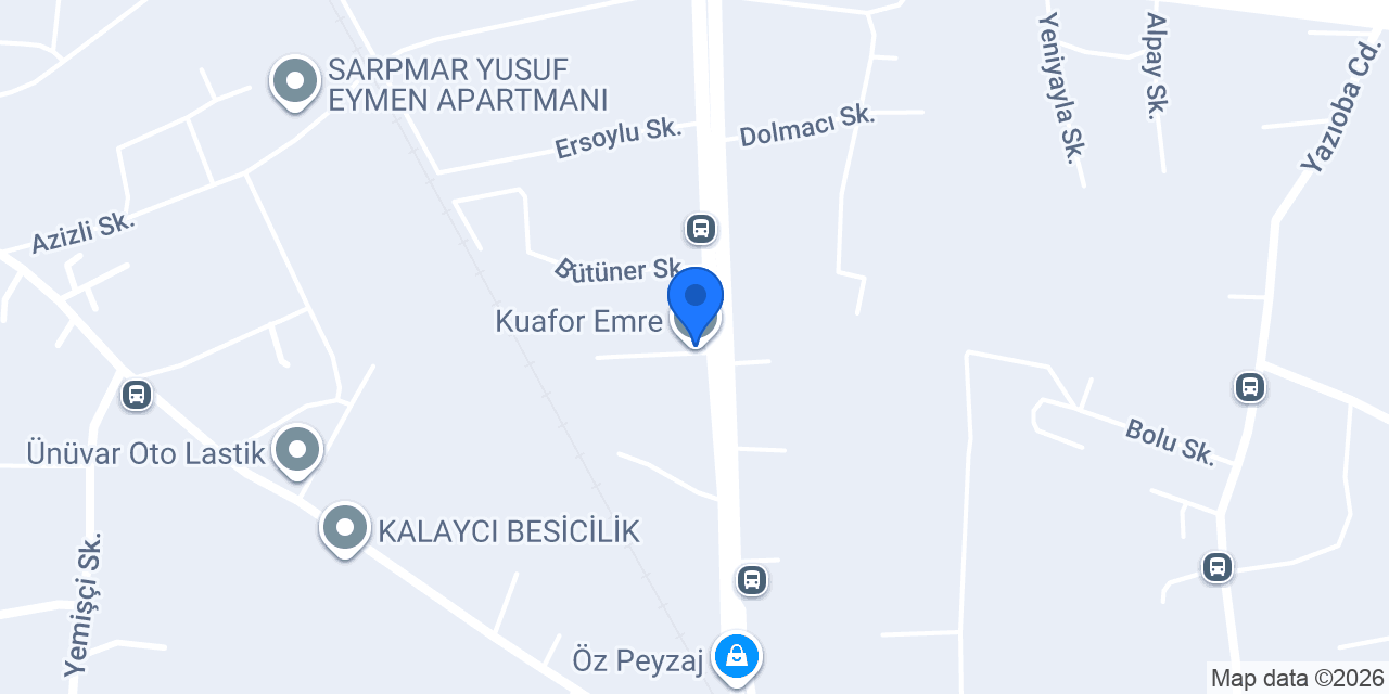 Kuafor Emre konumu