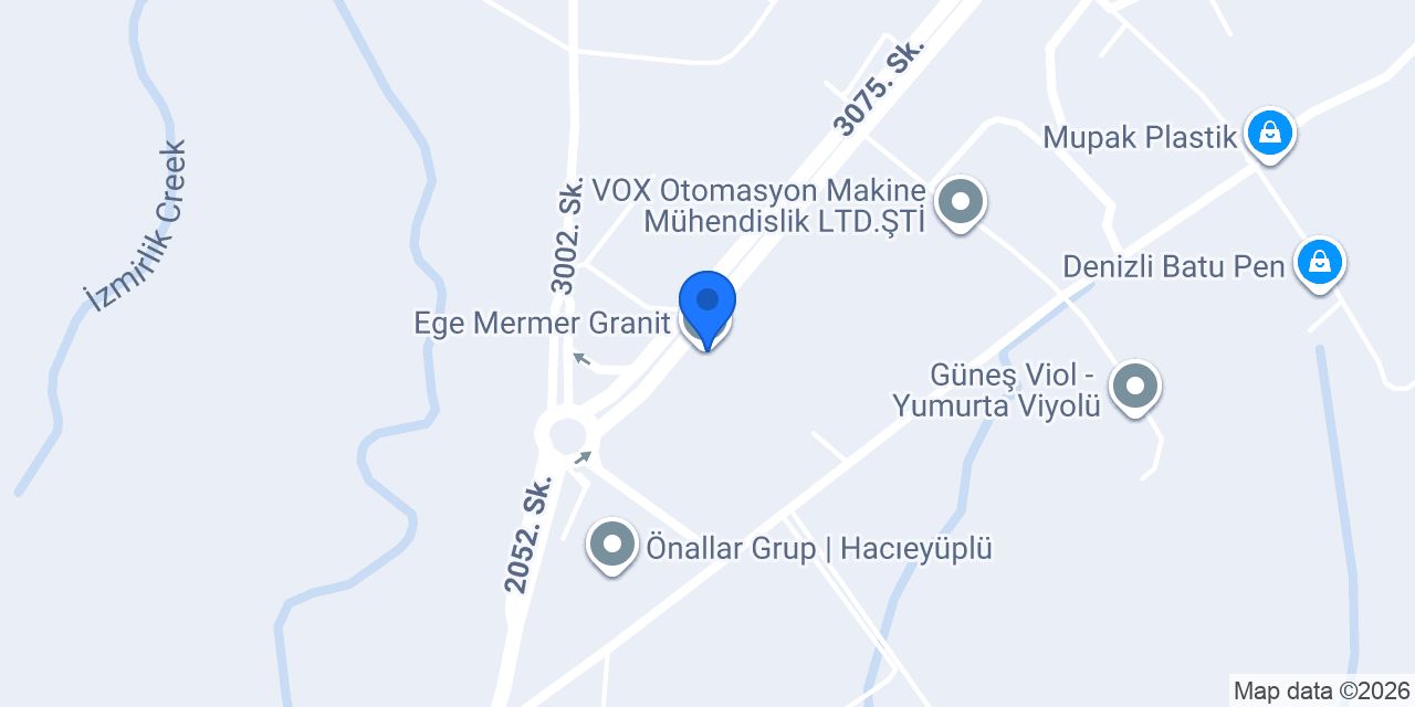 Ege Mermer Granit konumu