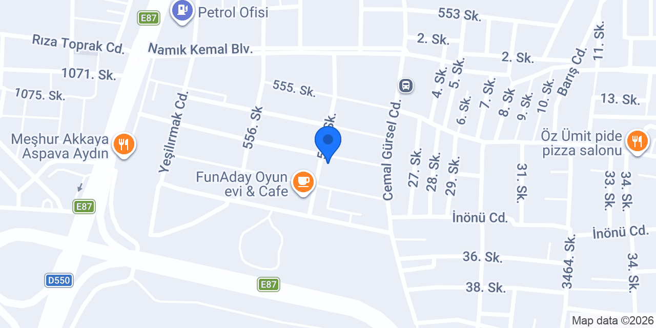 Tempo Kişisel Gelişim Kursu konumu