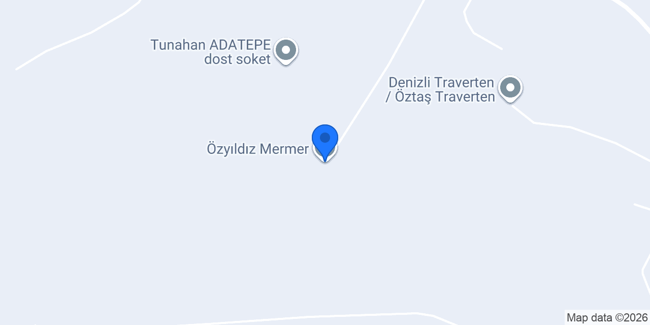 Özyıldız Mermer konumu