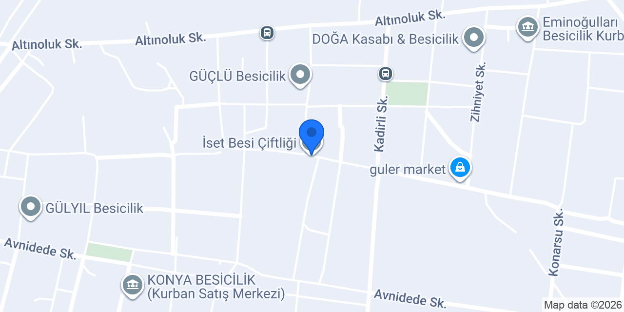 İset Besi Çiftliği konumu