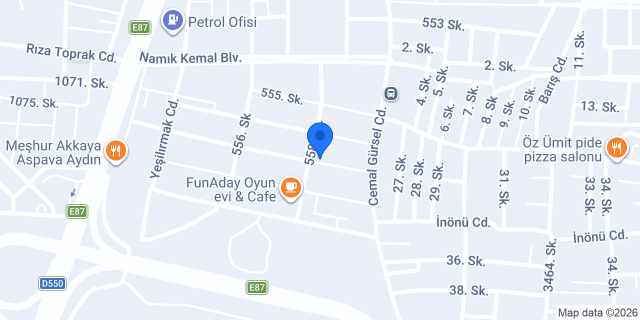 Maritza Park Sitesi konumu