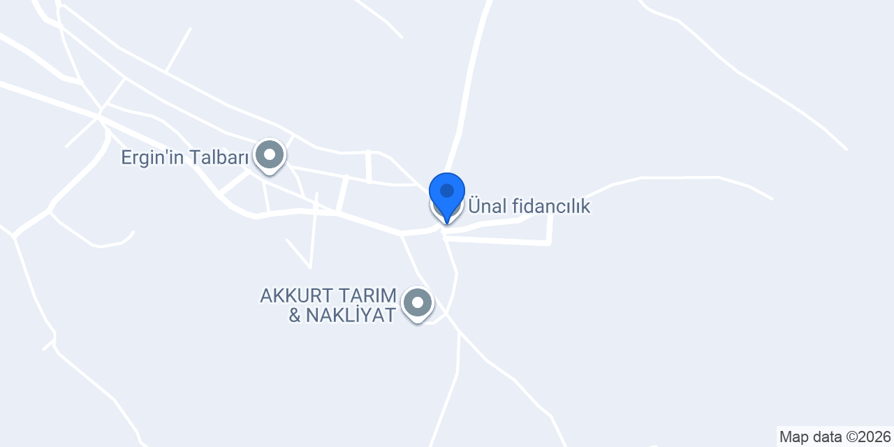 Ünal fidancılık konumu