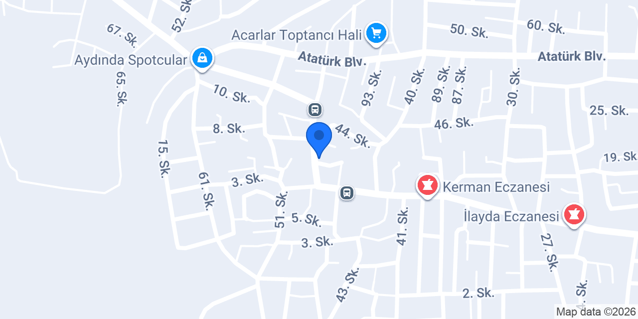Acarlar Pide Salonu konumu