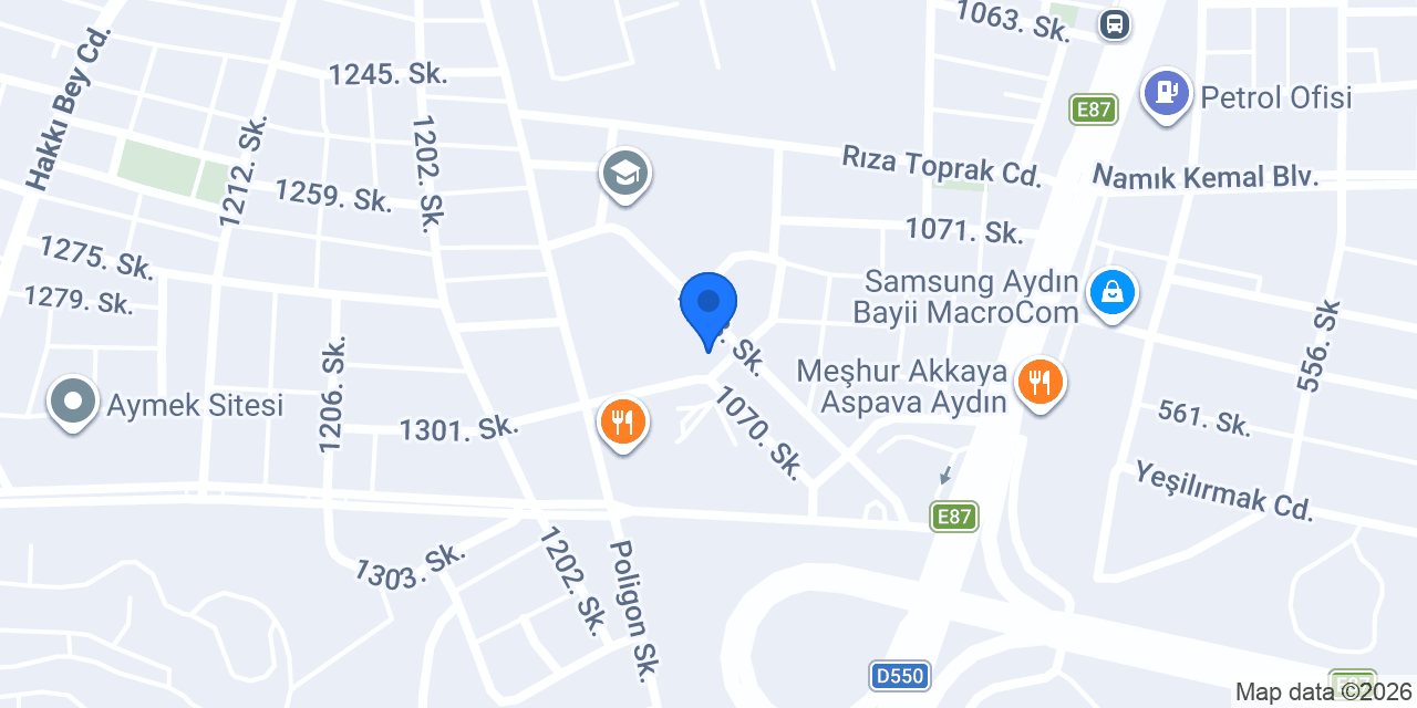 Aydın merkez boyacı konumu