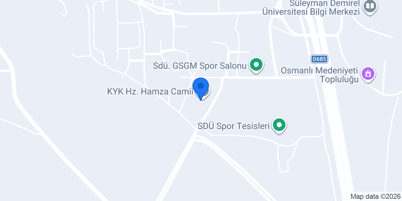 KYK Hz. Hamza Camii konumu