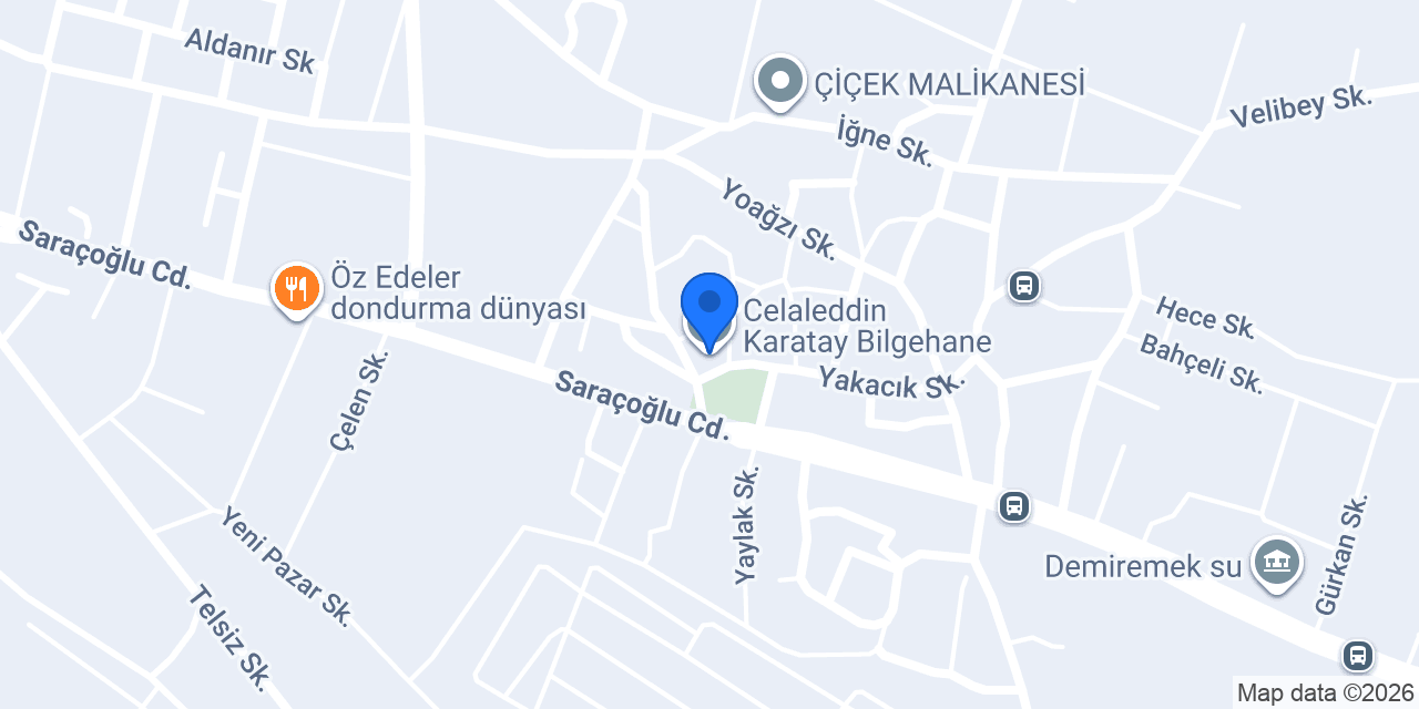 Celaleddin Karatay Bilgehane konumu