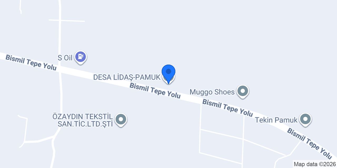 DESA LİDAŞ-PAMUK konumu