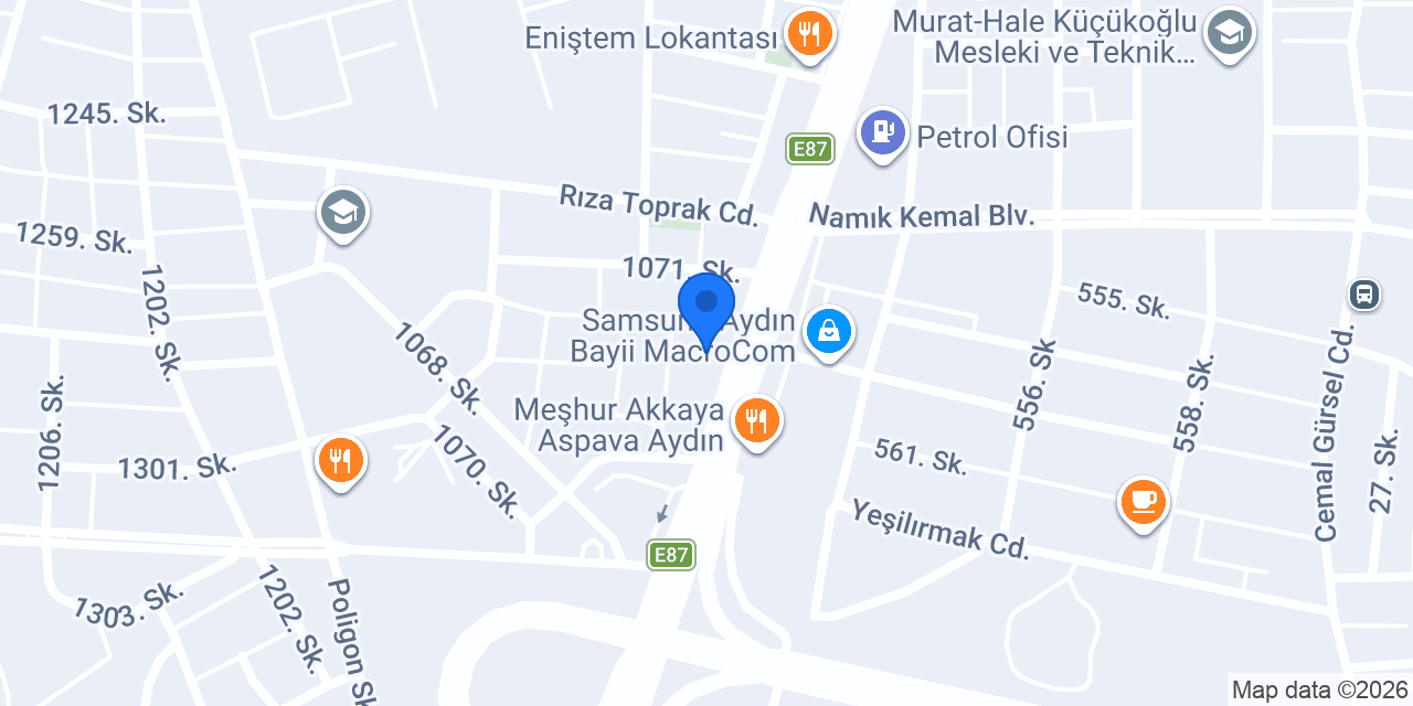 Kilim Mobilya Aydın Şube konumu
