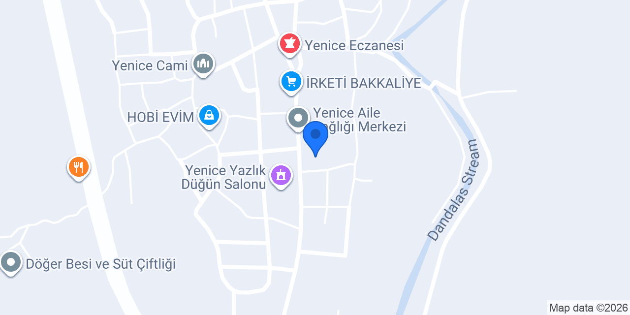 Yenice Ortaokulu konumu