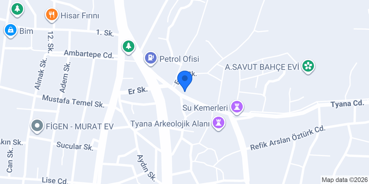 Gök Yapı Market konumu