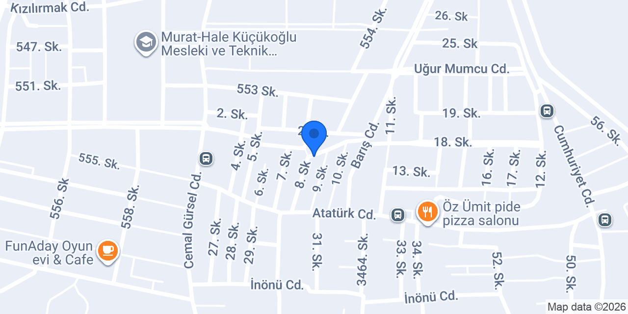 Yumukoğlu Hotel konumu