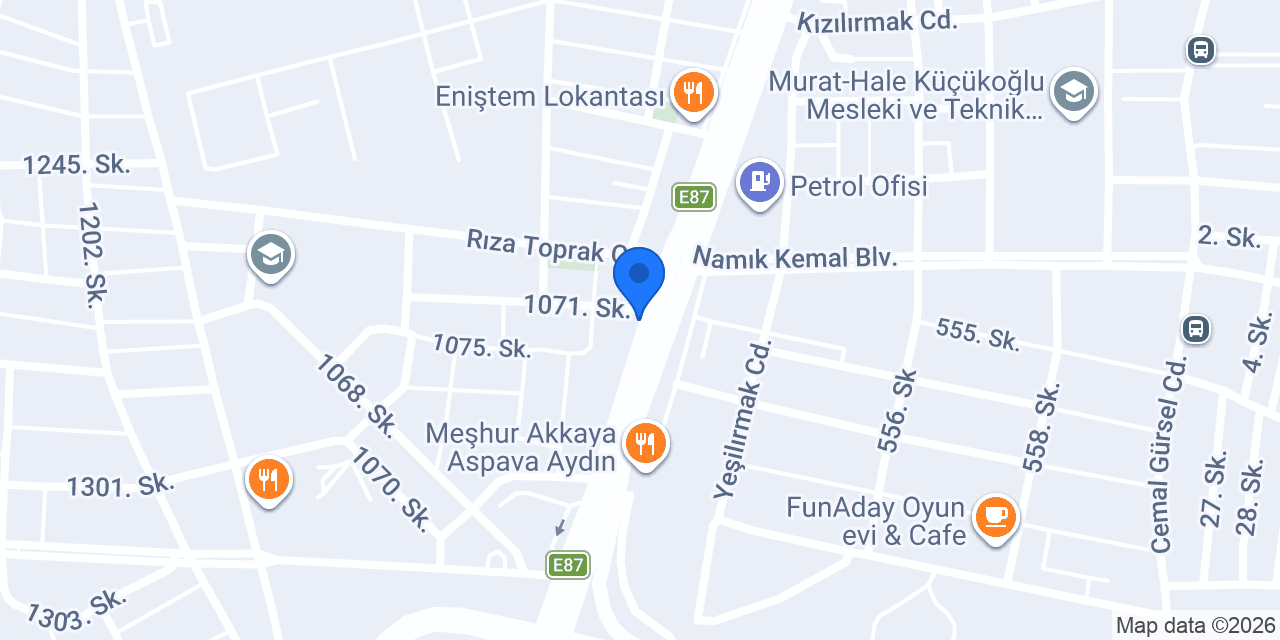 Divanev | Aydın Merkez konumu