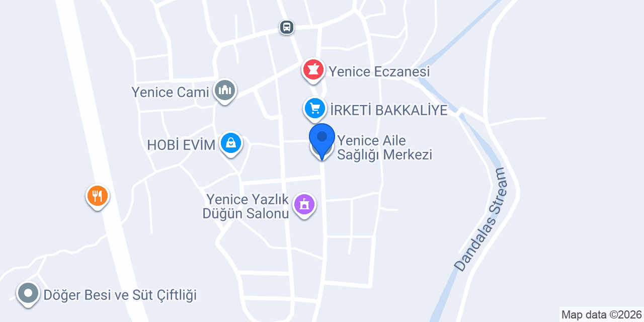 Yenice Aile Sağlığı Merkezi konumu