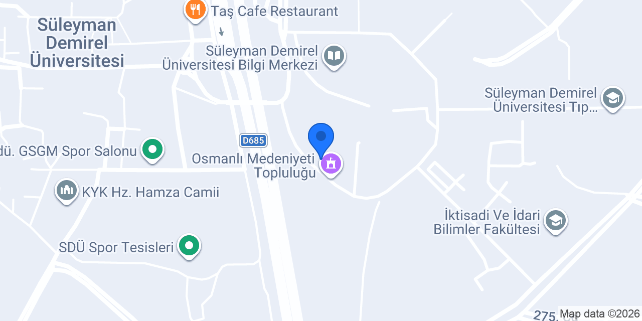 SDÜ Rock Topluluğu konumu