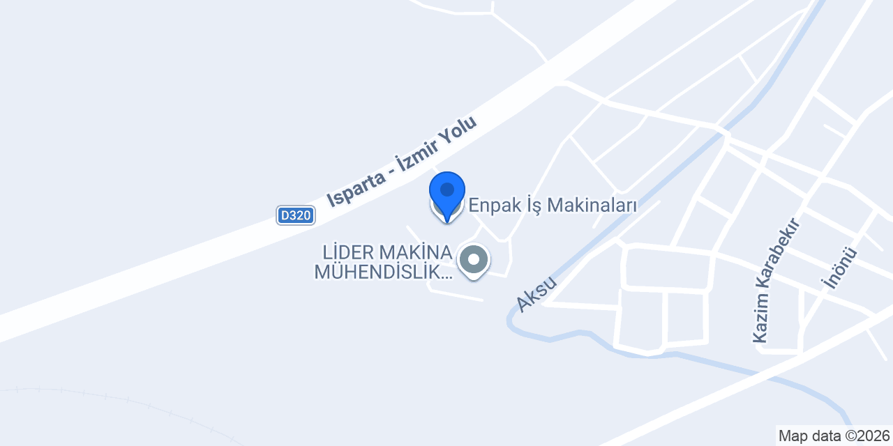 Enpak İş Makinaları konumu