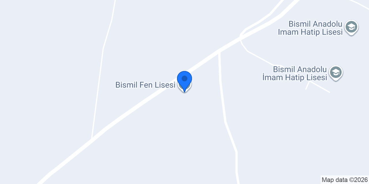 Bismil Fen Lisesi konumu
