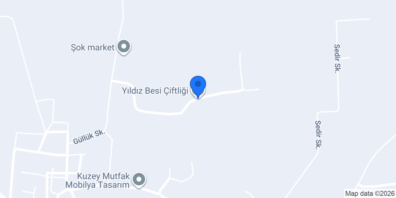 Yıldız Besi Çiftliği konumu