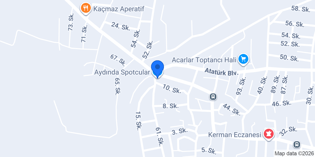 Aydında Spotcular konumu