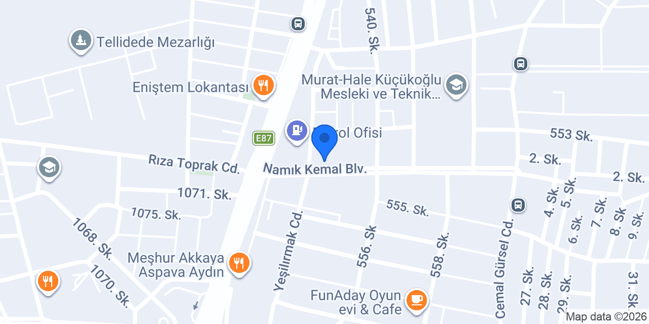 Diş Hekimi Mehmet ALTINBAŞAK konumu