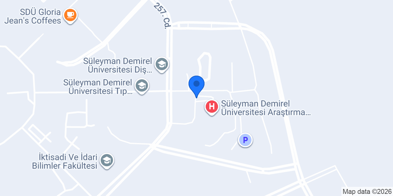 Sdü Tıp Taksi konumu