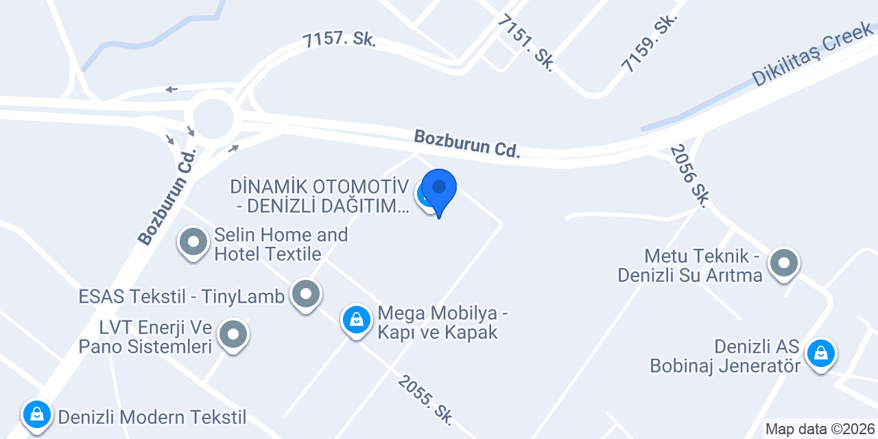Denizlipek konumu