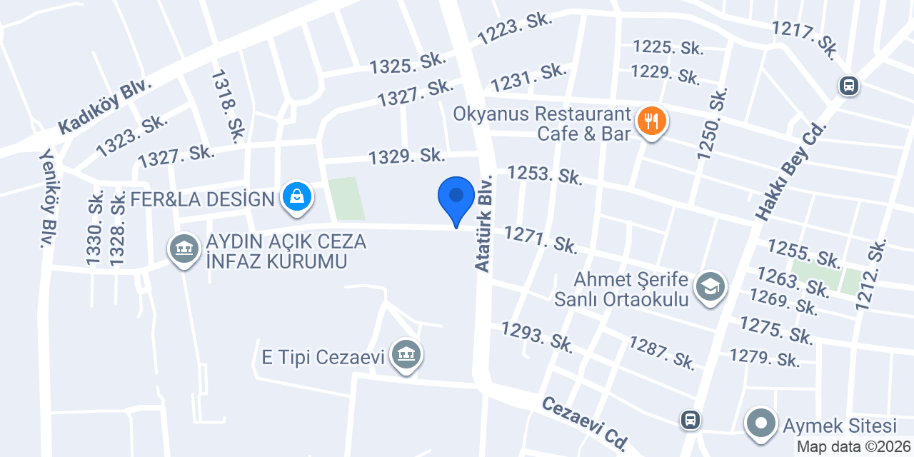 AKINCIOĞLU ALEMİNYUM konumu