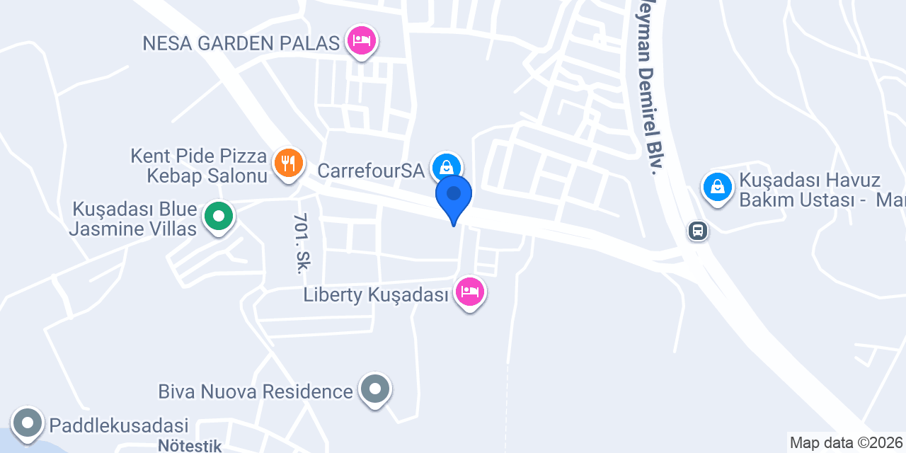 Traveyo Turizm Kuşadası konumu