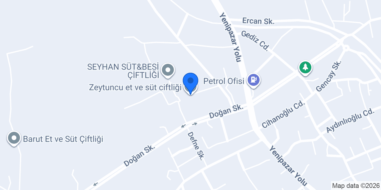 Zeytuncu et ve süt ciftliği konumu