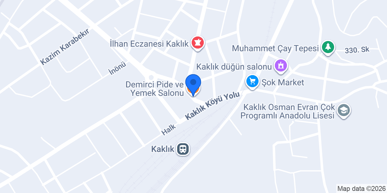 Demirci Pide ve Yemek Salonu konumu