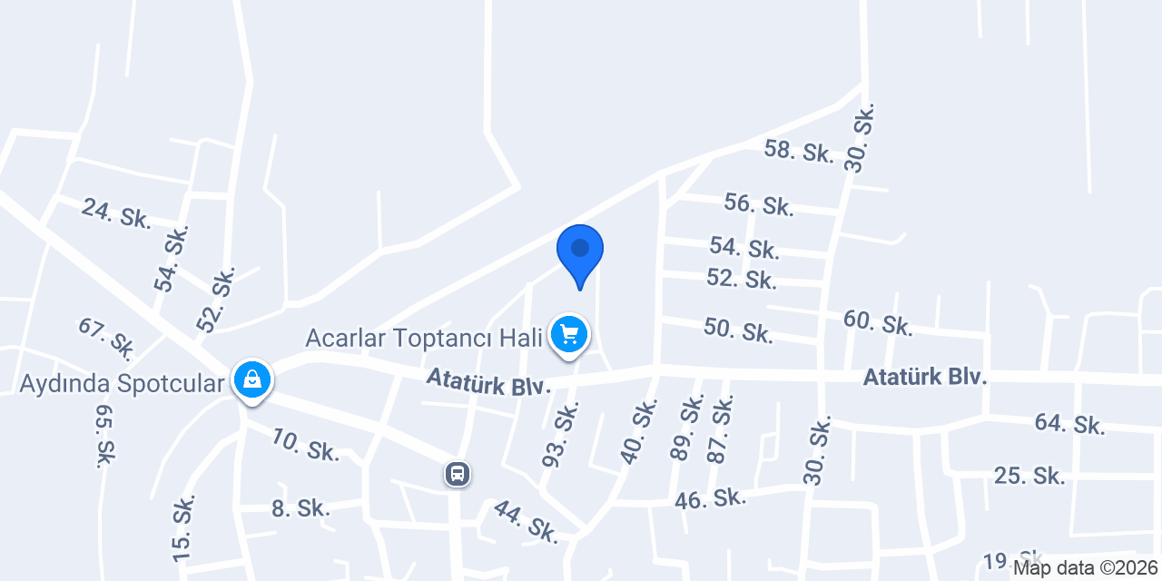 Önder Can Ticaret konumu
