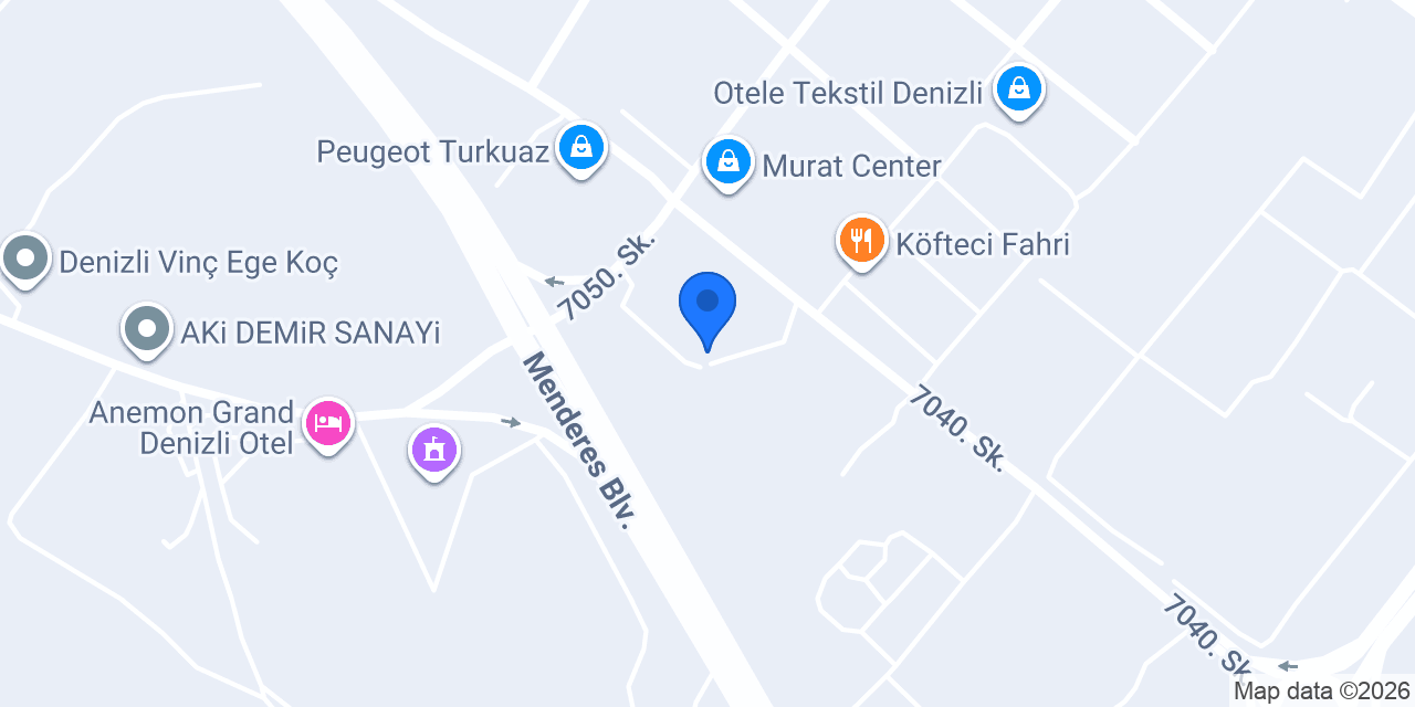 Hünkar Mobilya konumu