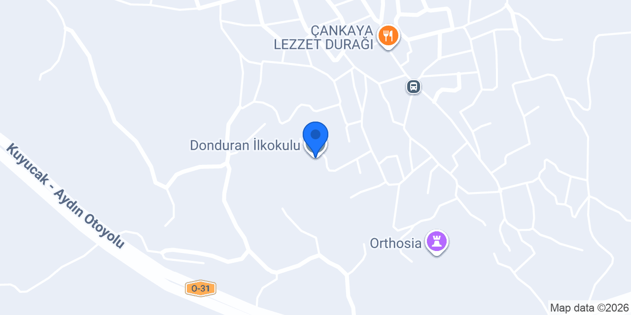 Donduran İlkokulu konumu