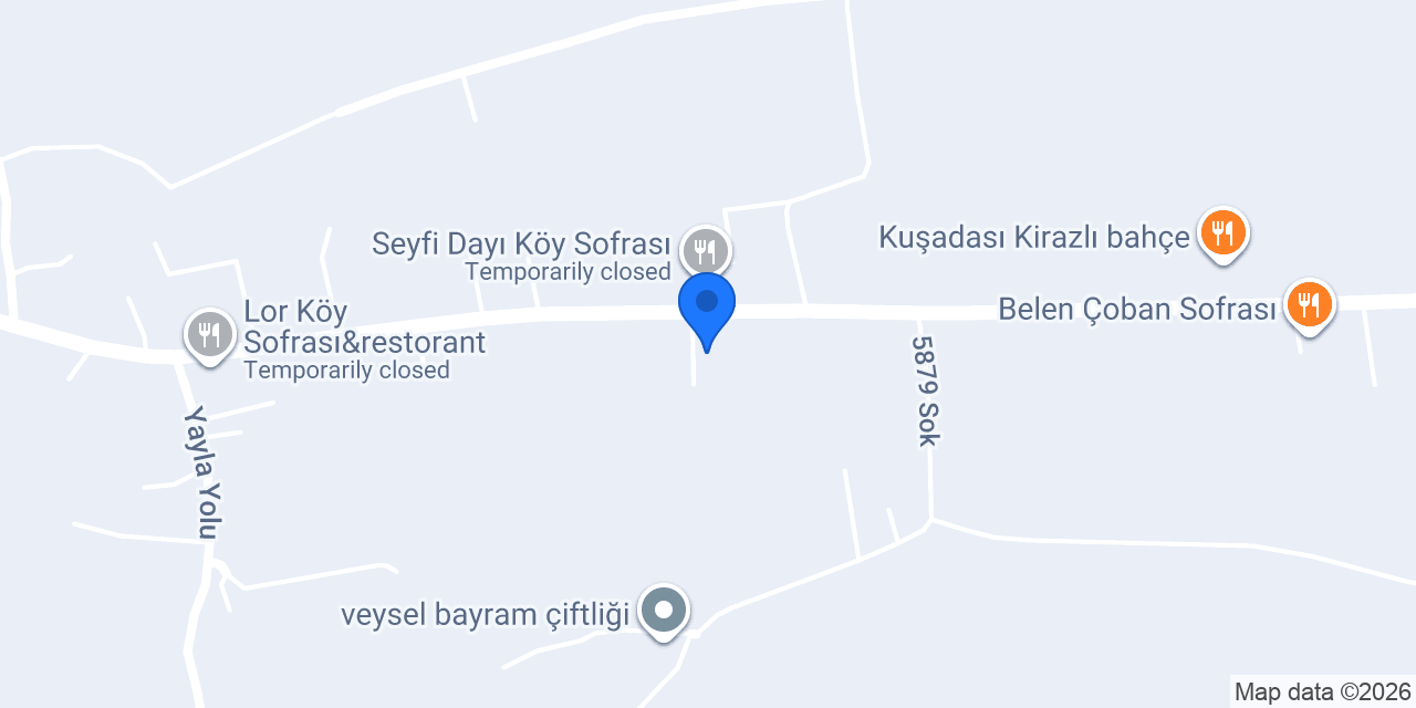Çilek Durağı konumu