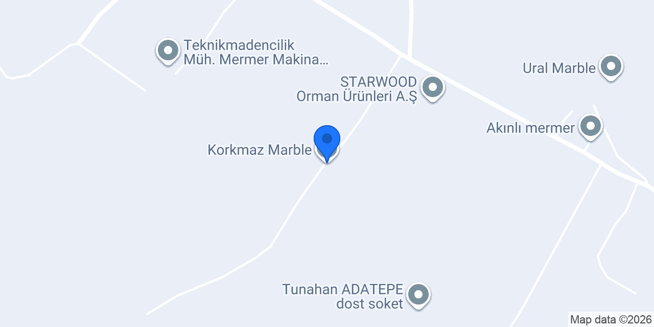 Korkmaz Marble konumu