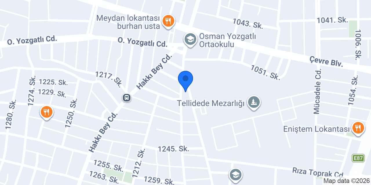Ptt-osmanyozgatlı Şubesi konumu