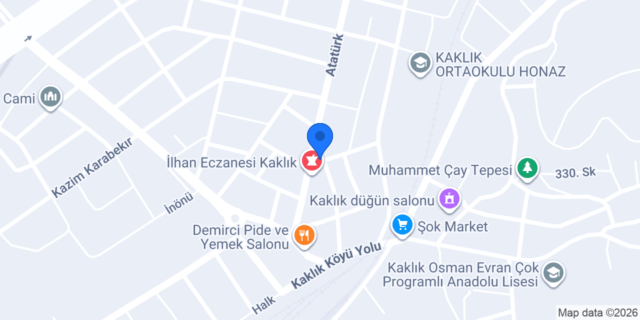 Egeas Sigorta Kaklık konumu
