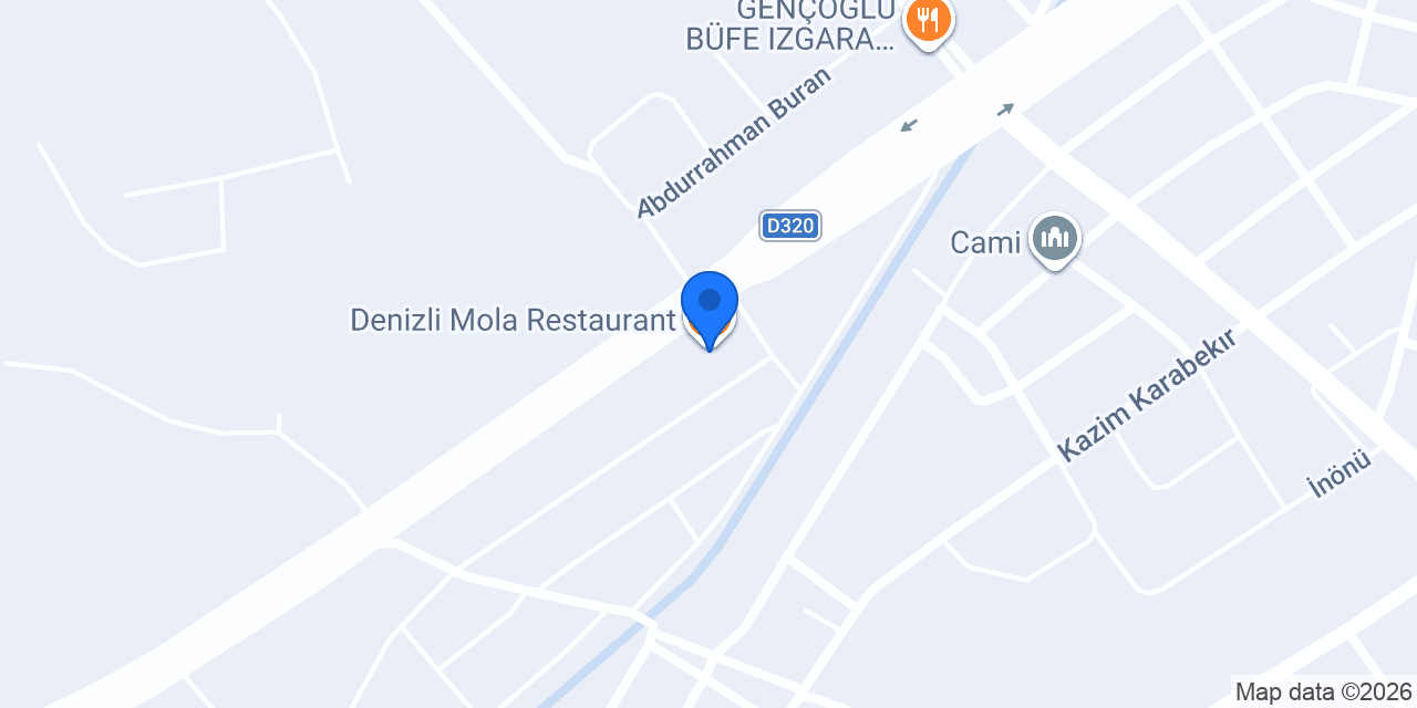 Denizli Mola Restaurant konumu