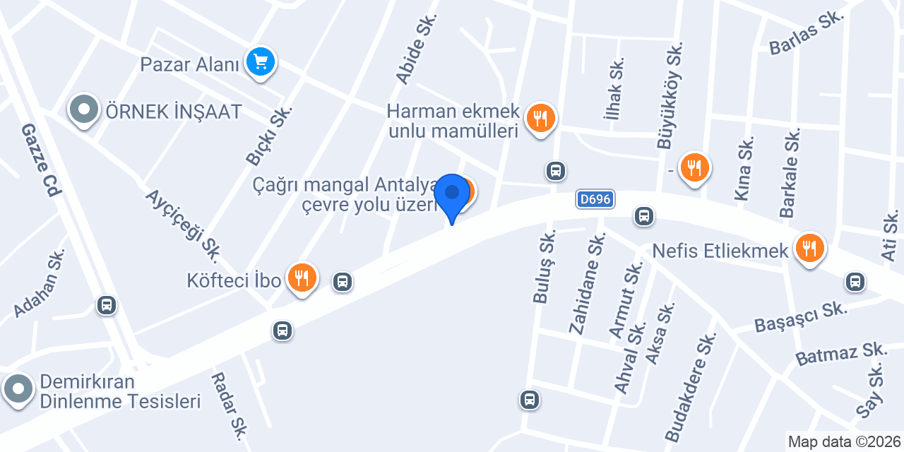 Yüzüak Oto Lastik konumu