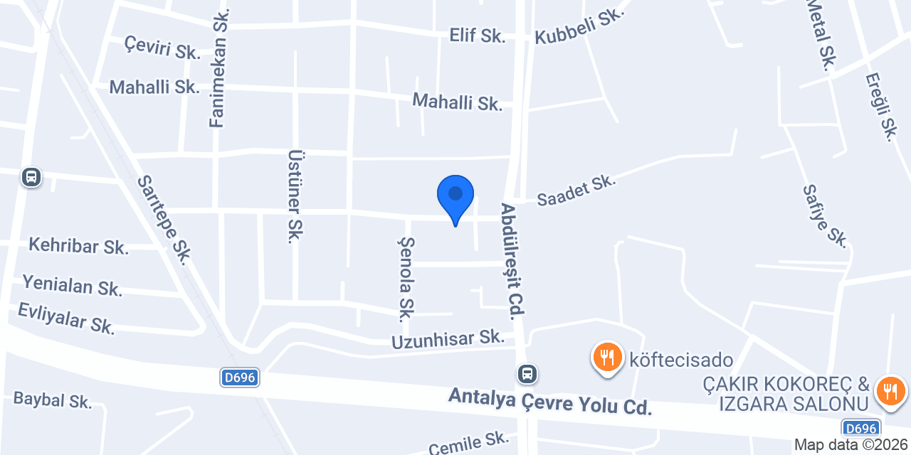 Rafet Erkek Kuaförü konumu