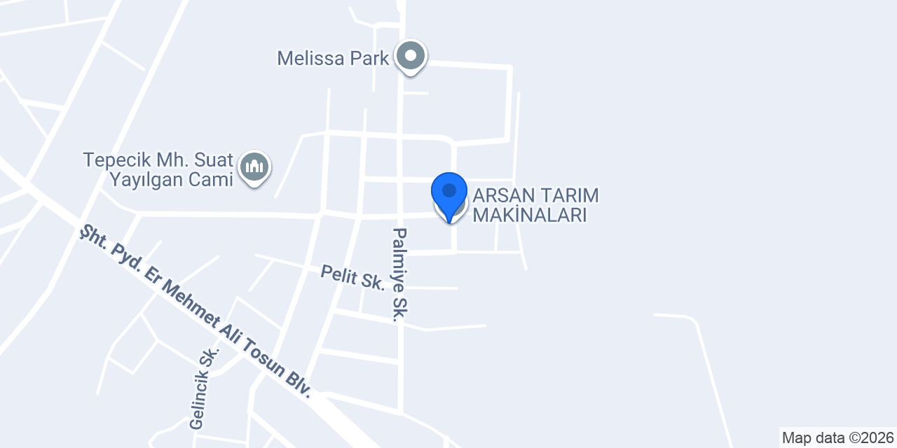 ARSAN TARIM MAKİNALARI konumu