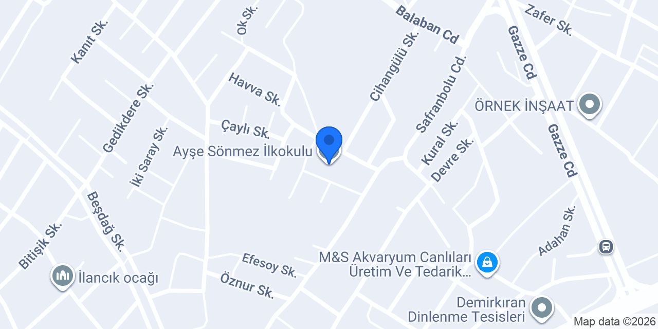 Ayşe Sönmez İlkokulu konumu